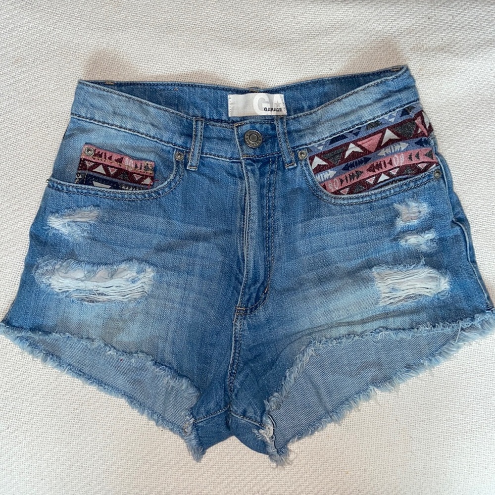 Garage Denim Festival Shorts